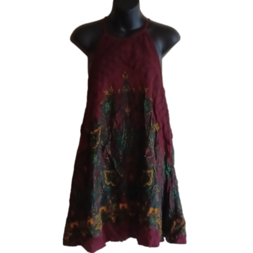 INTIMATELY Free People Printed dress/ nightgown? Perfect colors. Size small